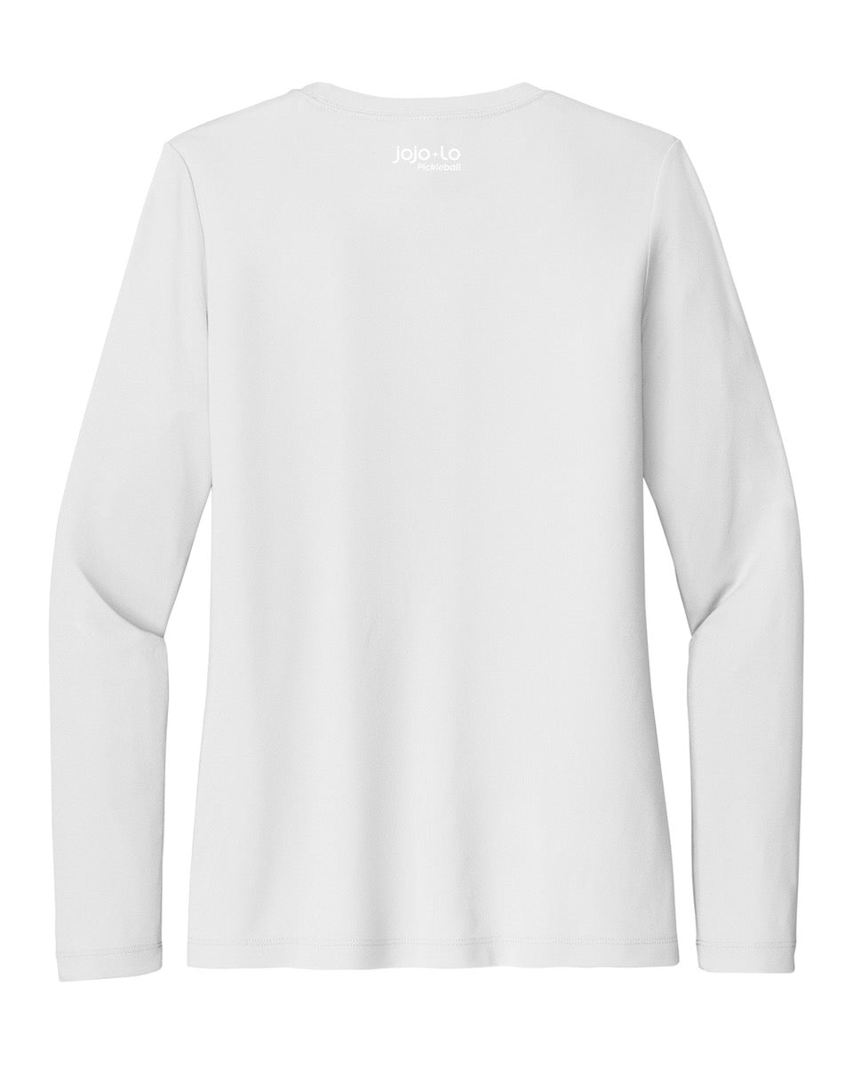 Love Pickleball Long Sleeve UPF50 Sun Shirt Shirt by jojo+lo Pickleball