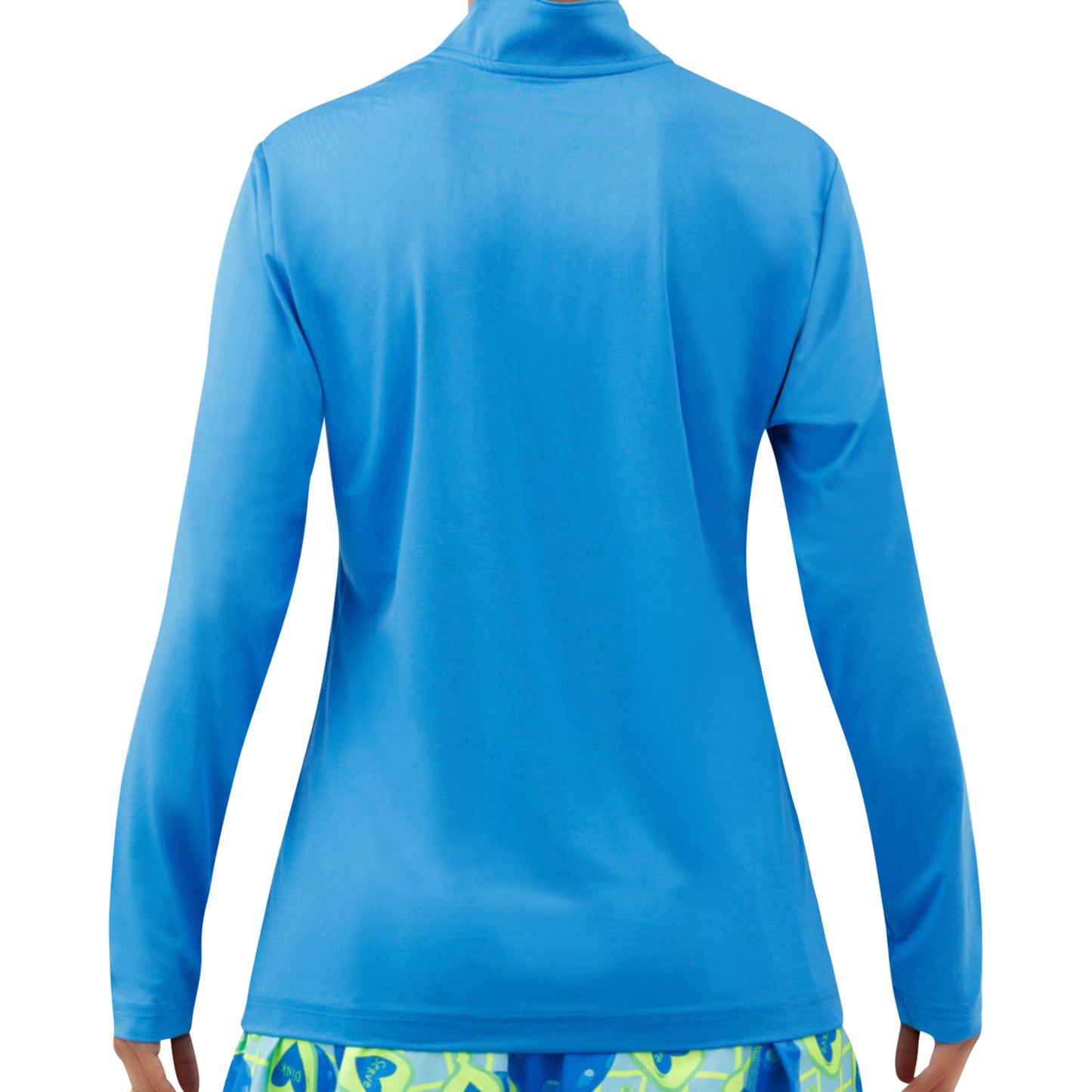 PB 1/4 Zip Long Sleeve Electric Blue