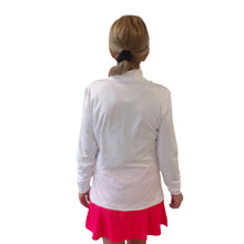Load image into Gallery viewer, Bright White Long Sleeve Quarter Zip