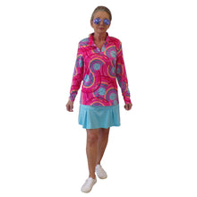 Load image into Gallery viewer, Circle Pattern Long Sleeve Quarter Zip