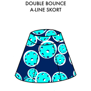 Double Bounce A-Line Pickleball Skort