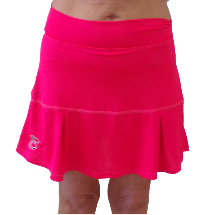 Diva Pink with Graffiti 3 Drop Pleat Skirt