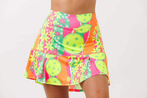 PB Drop Pleat Skort Daisy – Pickleball Bella