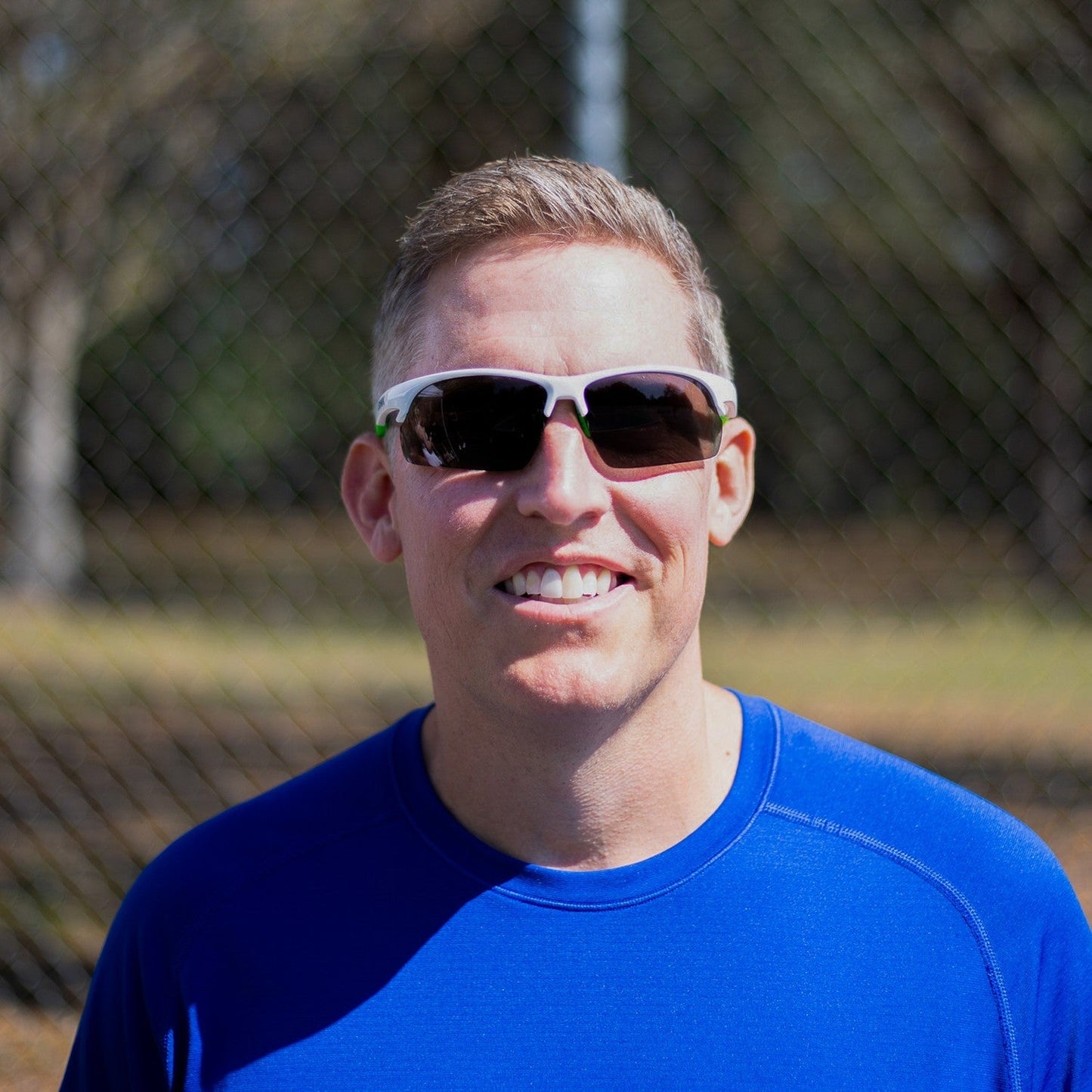 Daytona Pickleball Sunglasses - White/Green