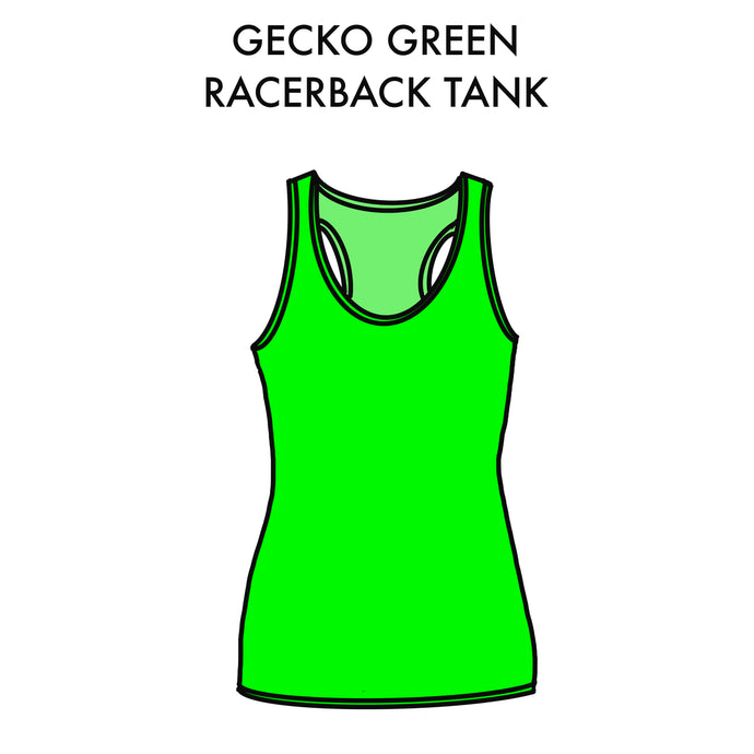 (PRE-ORDER) Racerback Tank Gecko Green