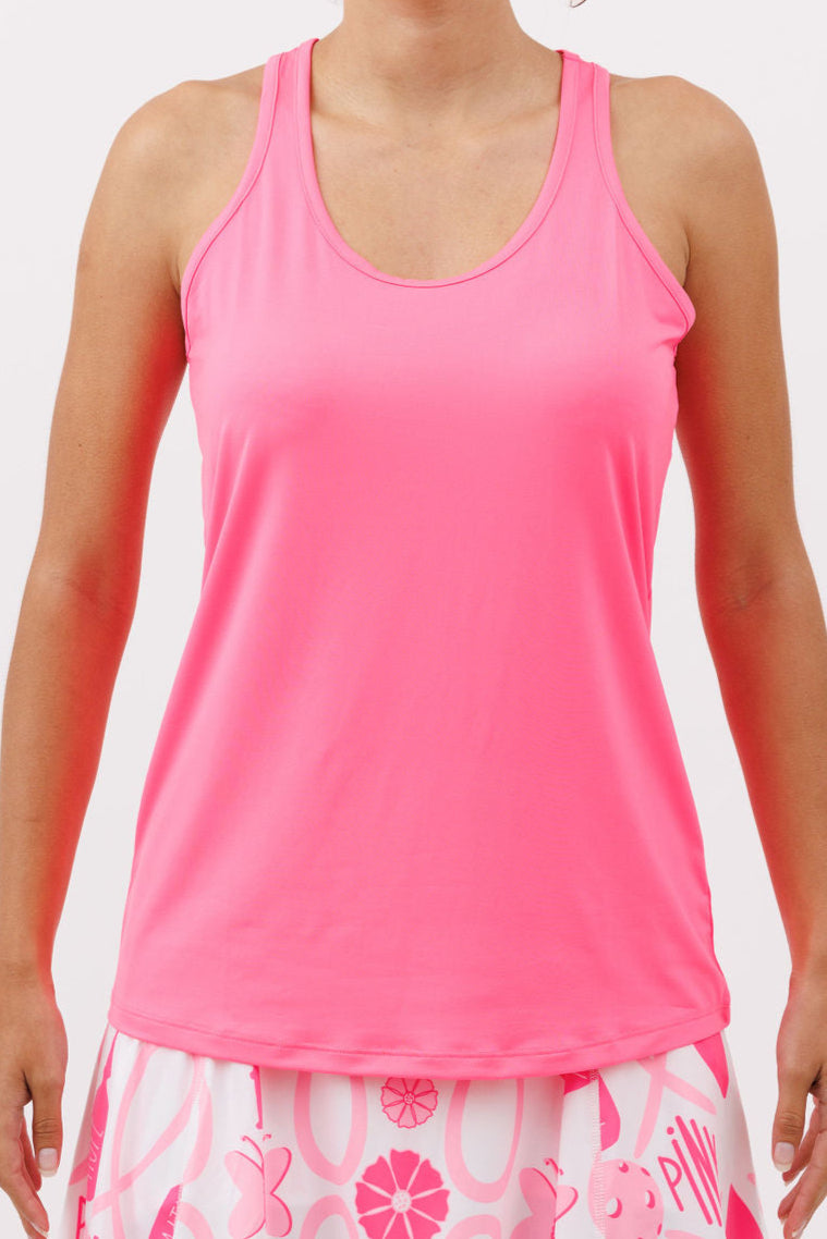 PB Racerback Tank Hot Pink