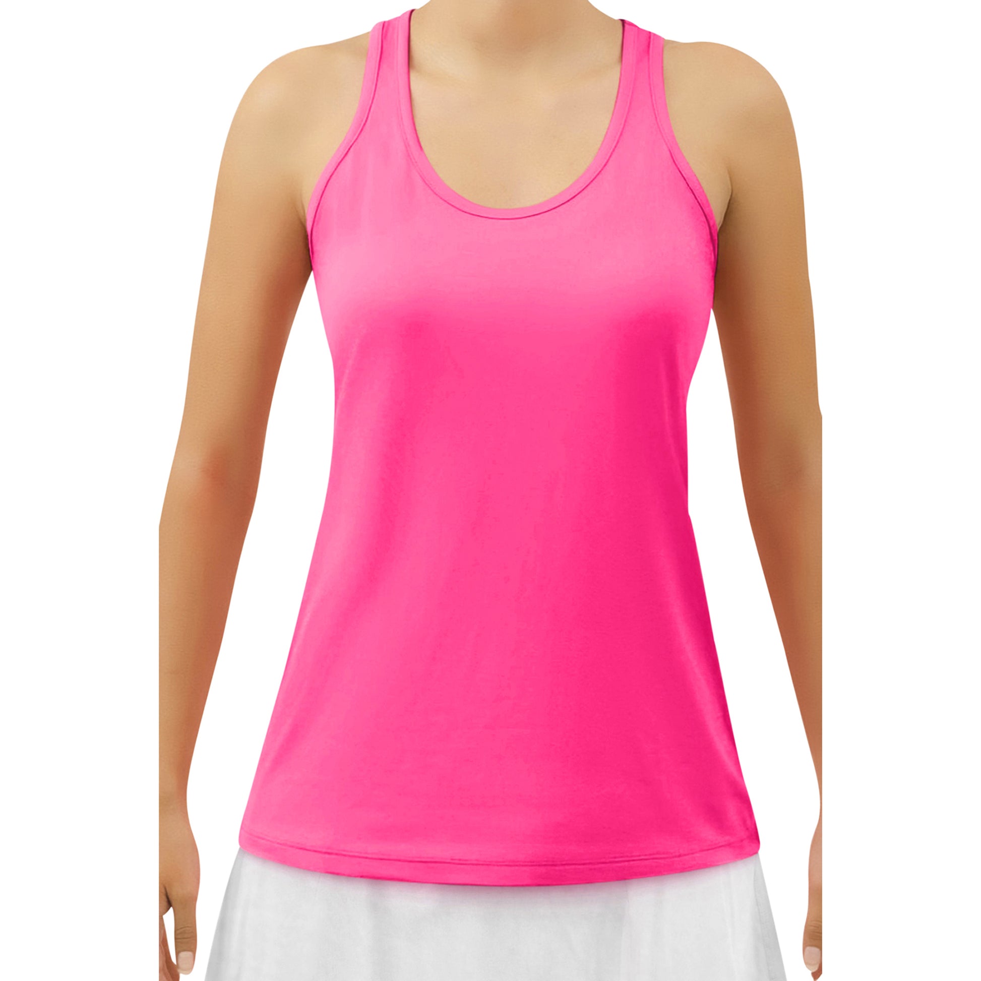PB Racerback Tank Hot Pink – Pickleball Bella
