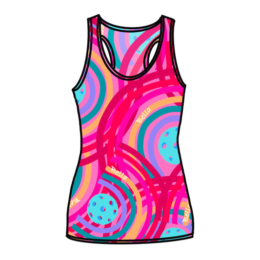 PB Racerback Tank Circle