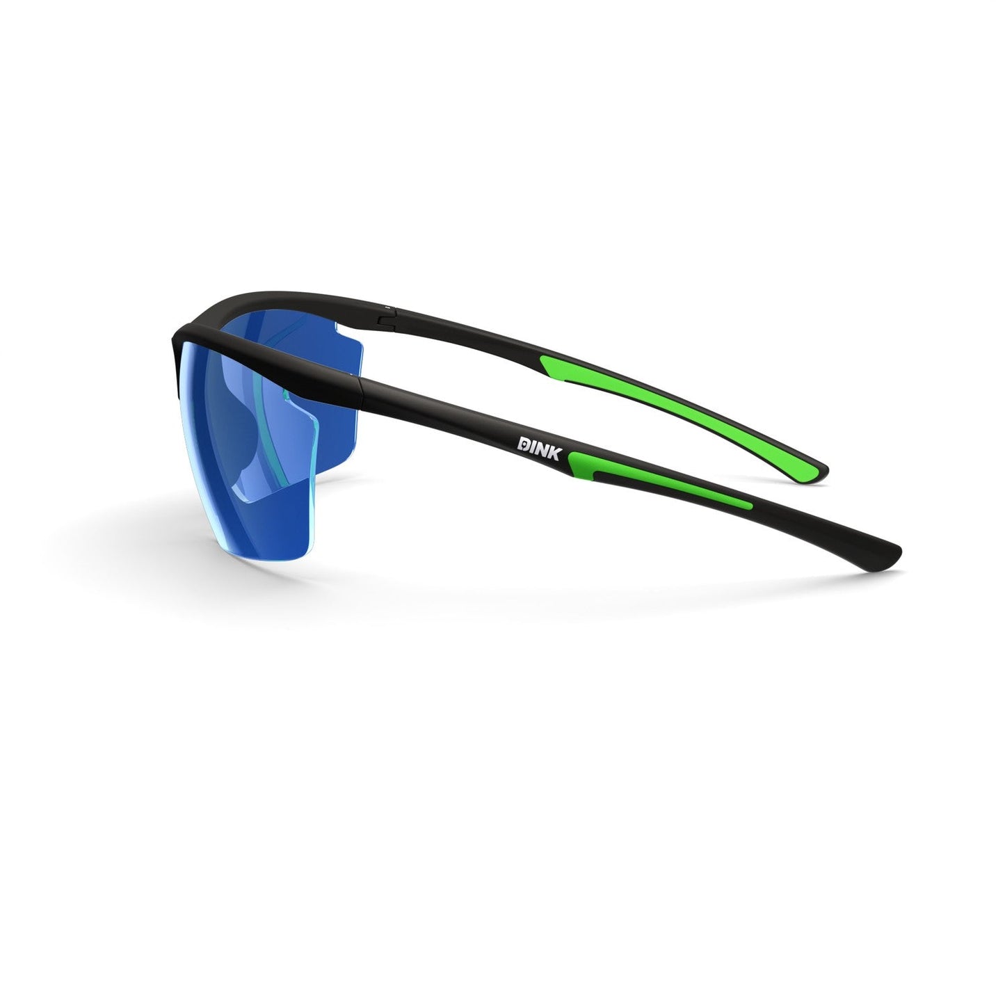 Daytona Petite Large Pickleball Sunglasses - Black/Green