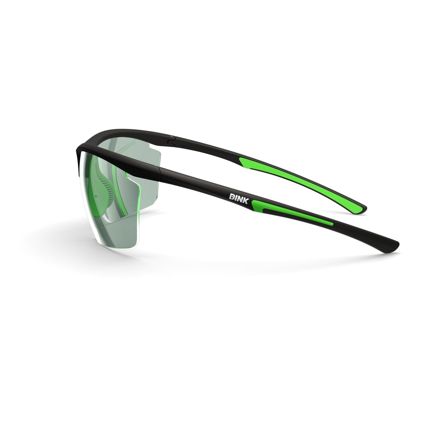 Daytona Petite Large Sunglasses - Black/Green