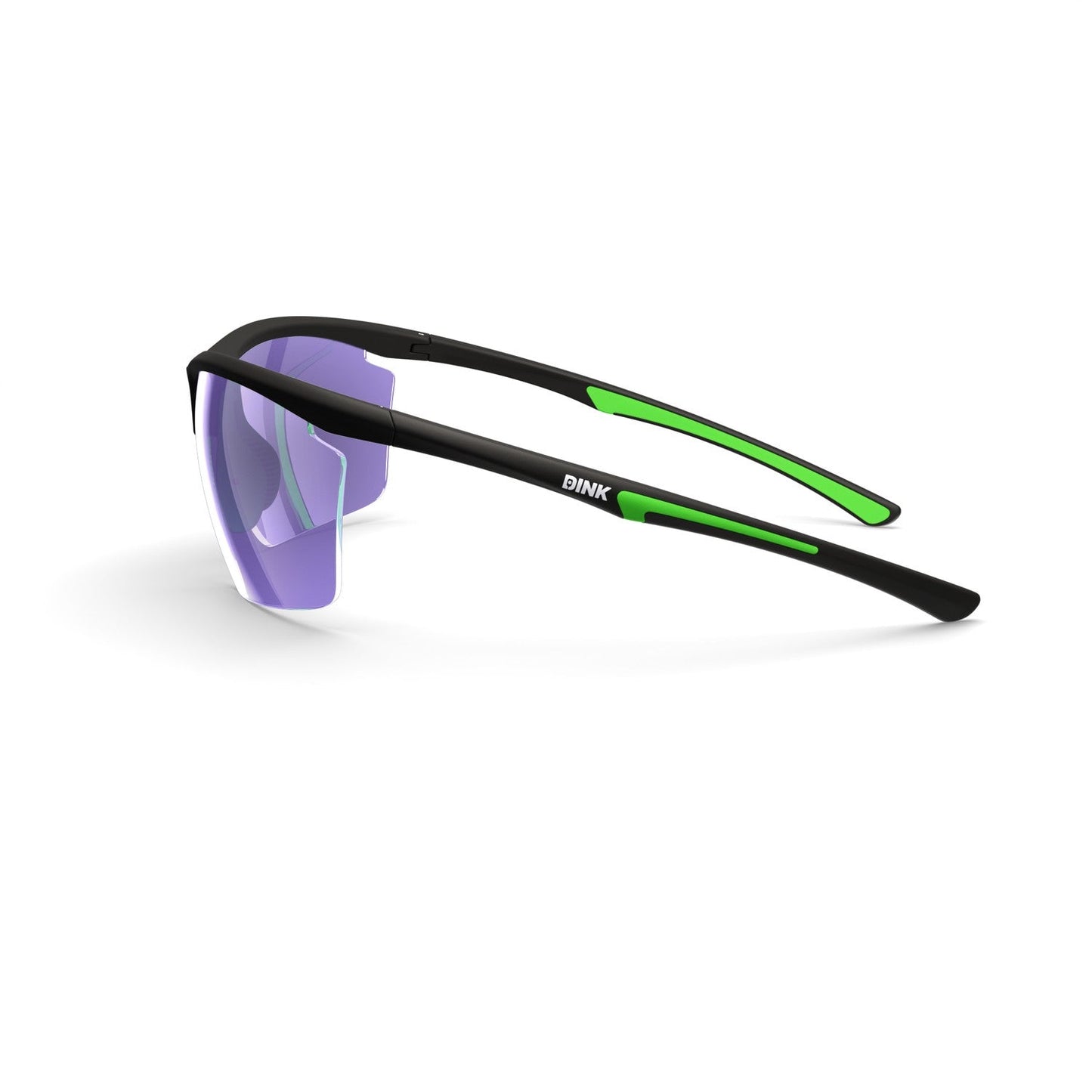 Daytona Petite Large Sunglasses - Black/Green