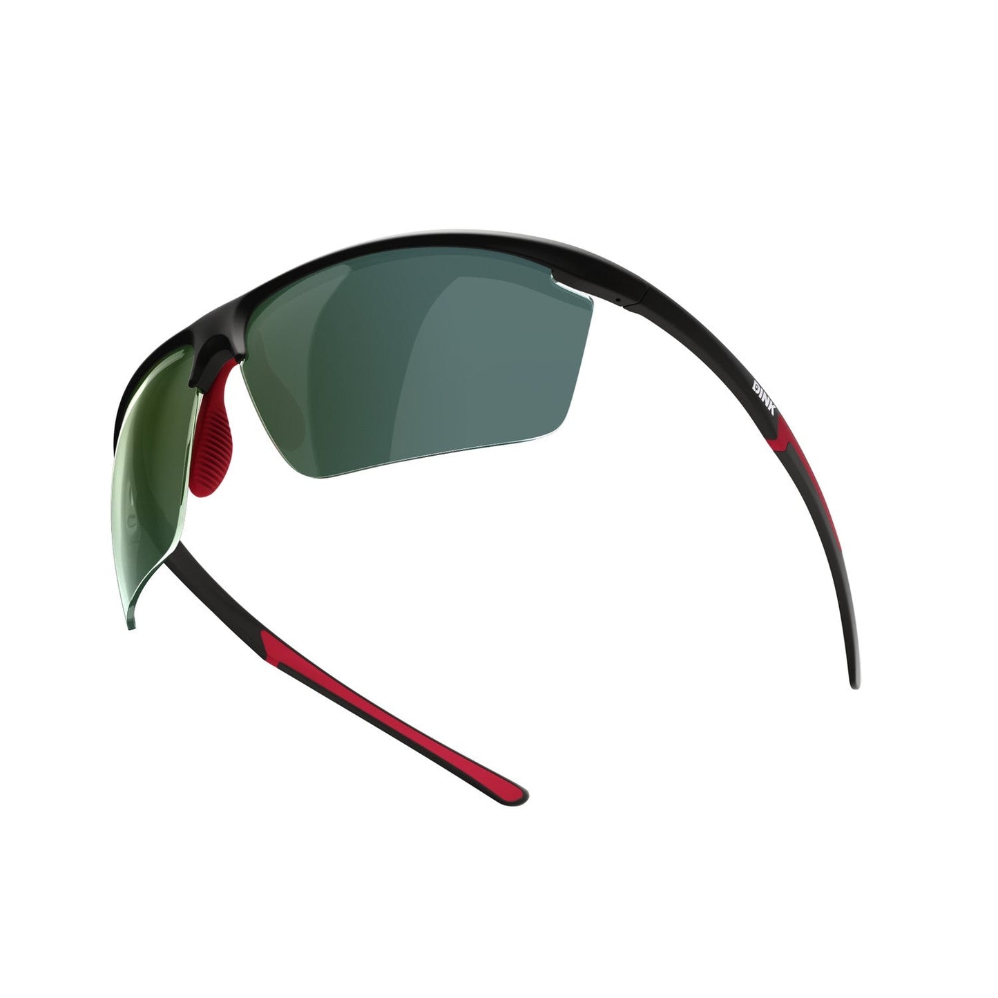 Daytona Petite Large Sunglasses - Black/Red
