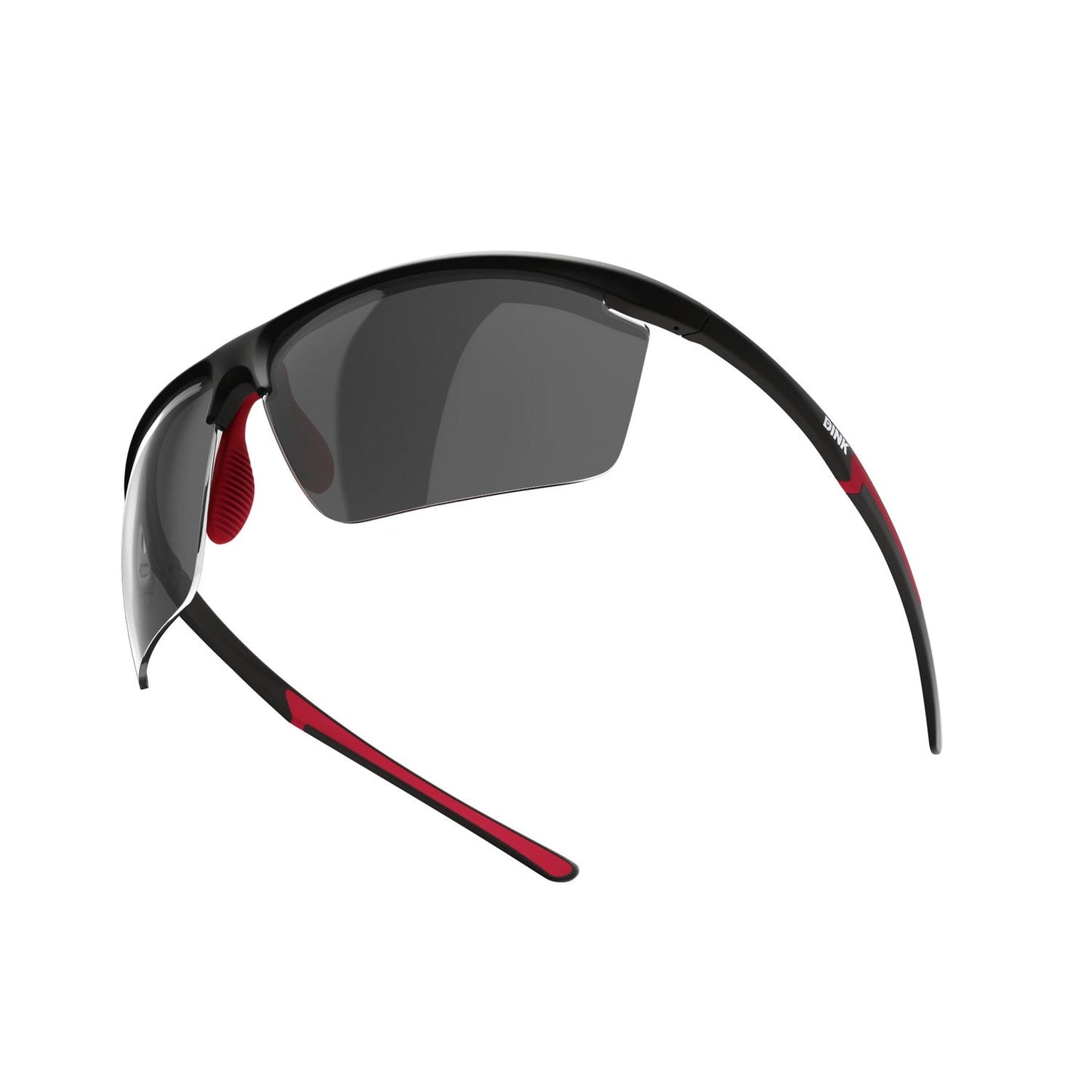 Daytona Petite Large Pickleball Sunglasses - Black/Red