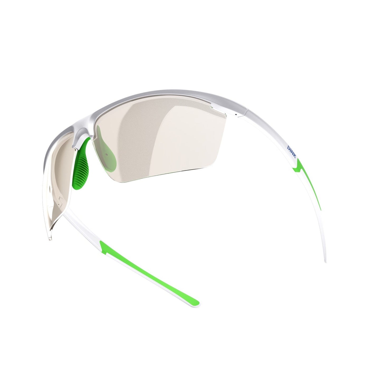 Daytona Petite Large Sunglasses - White/Green