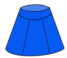 Load image into Gallery viewer, Electric Blue with Networth Shorts A-Line Pickleball Skirt