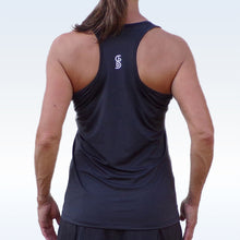 Load image into Gallery viewer, (CLOSEOUT) Pickleball Bella Racerback Tee in Black
