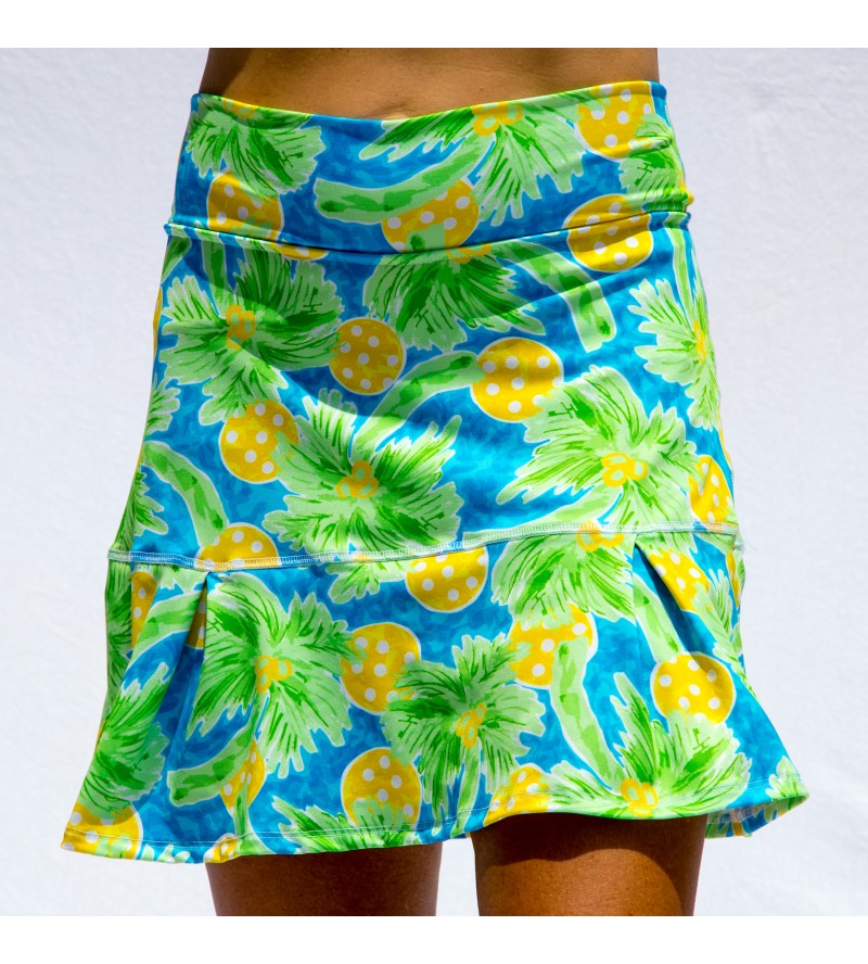 PB Drop Pleat Skort Palms 1