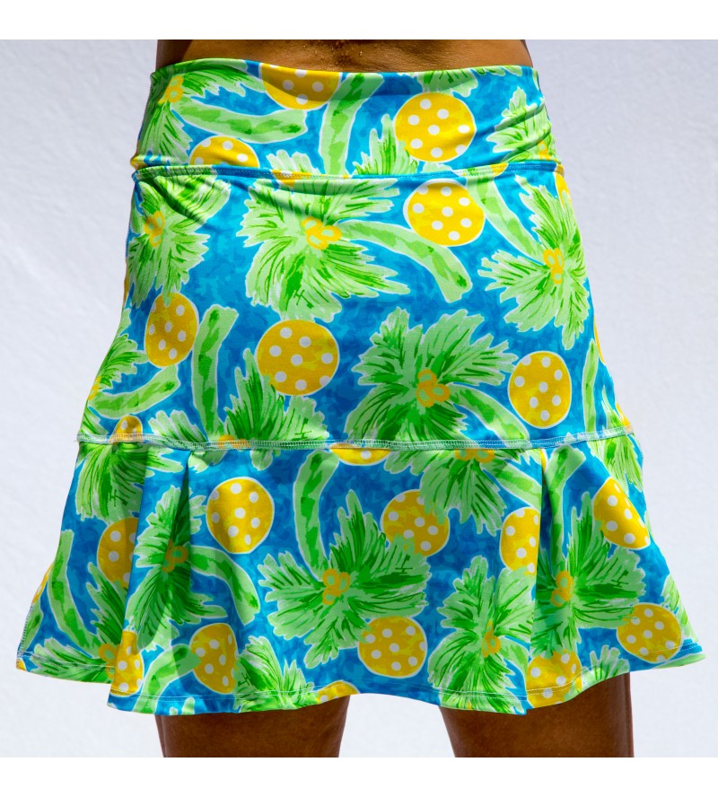 PB Drop Pleat Skort Palms 1