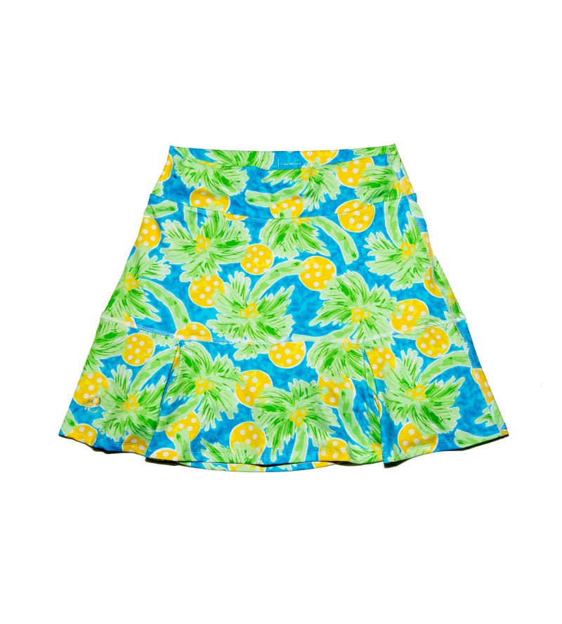 PB Drop Pleat Skort Palms 1