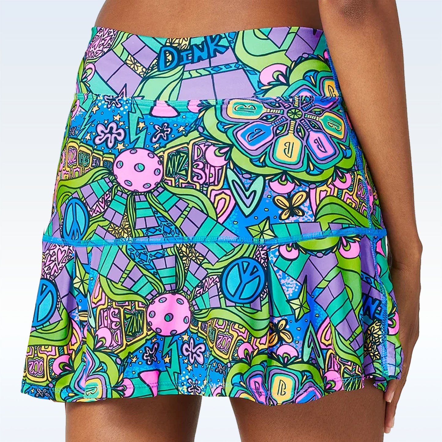 PB Drop Pleat Skort Groovy