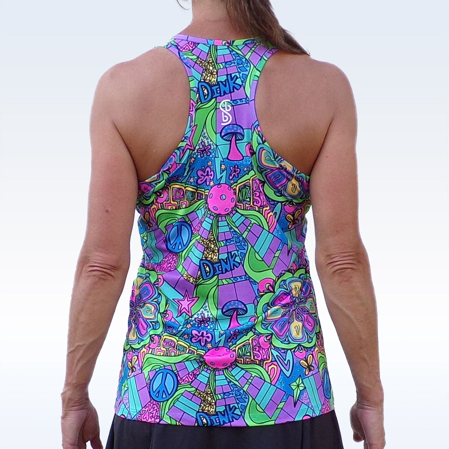 PB Racerback Tank Groovy