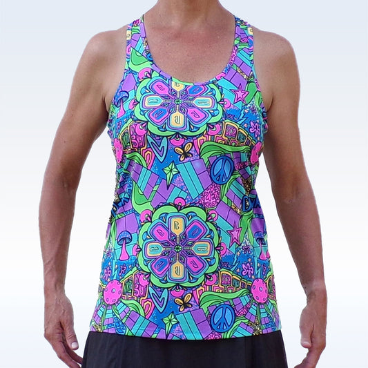 PB Racerback Tank Groovy