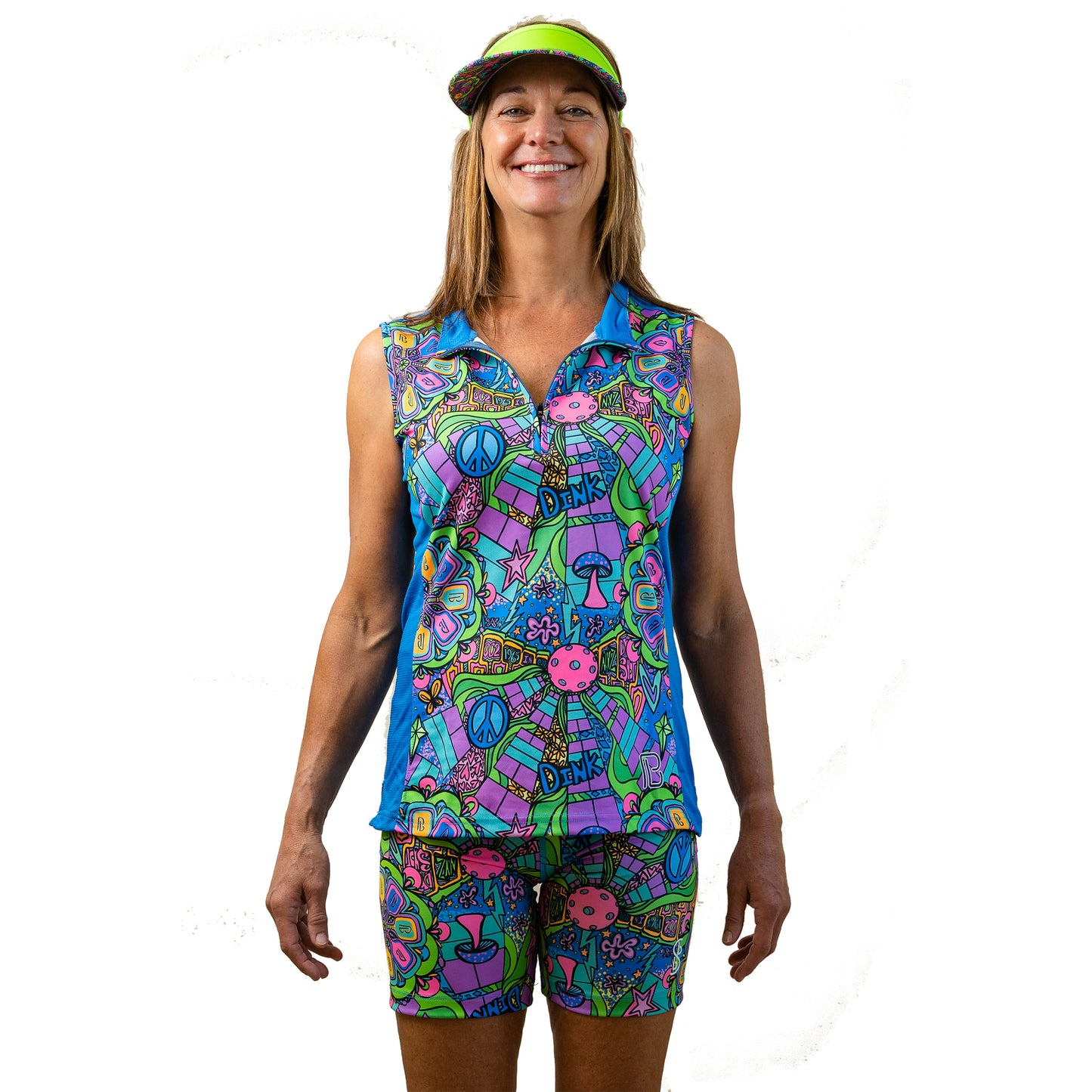 PB 1/4 Zip Sleeveless Groovy