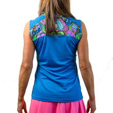 Load image into Gallery viewer, Pickleball Bella Groovy Sleeveless 1/4 Zip Pullover