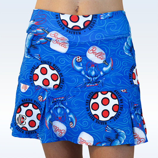 PB Drop Pleat Skort Lobster Monster