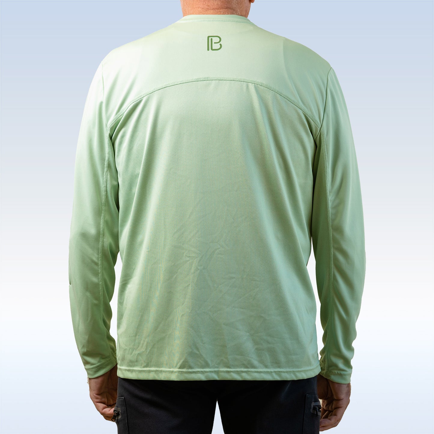 PB Men's Smoke Green Long Sleeve Tee