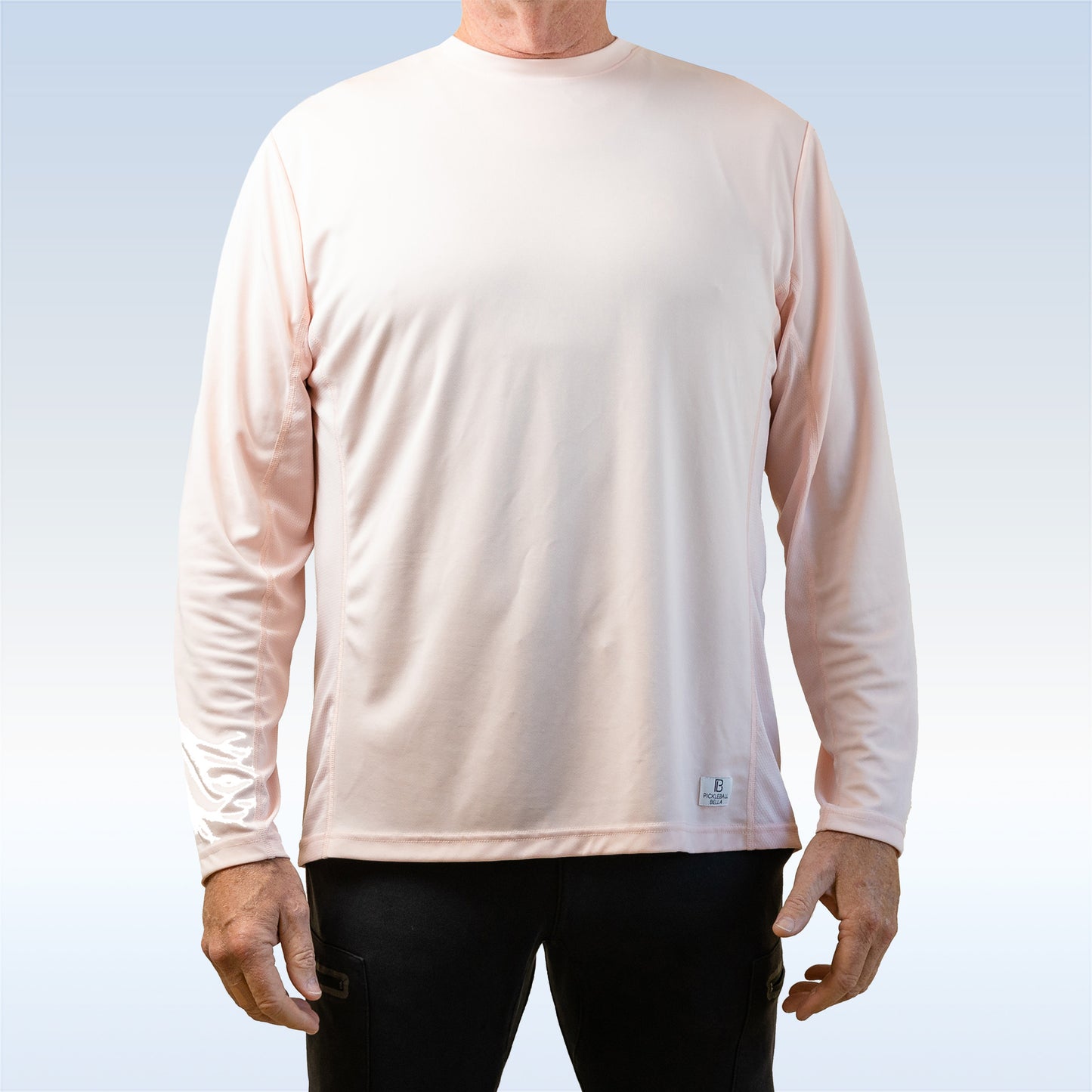 PB Men's Gossamer Pink Long Sleeve Tee