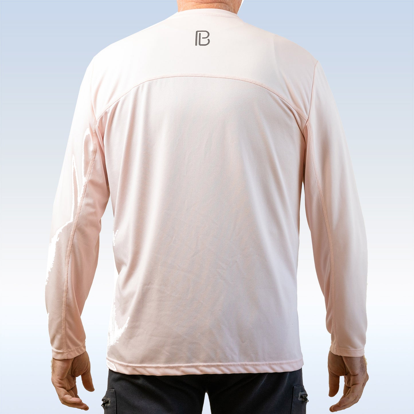 PB Men's Gossamer Pink Long Sleeve Tee